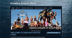 Desktop Screenshot of creativeartisticsteel.com.au