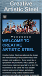 Mobile Screenshot of creativeartisticsteel.com.au